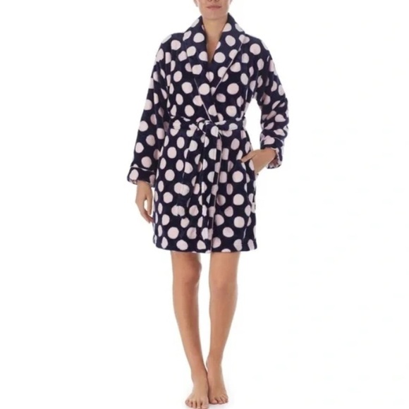 Kate Spade Plush Robe 2A. - Picture 2 of 10
